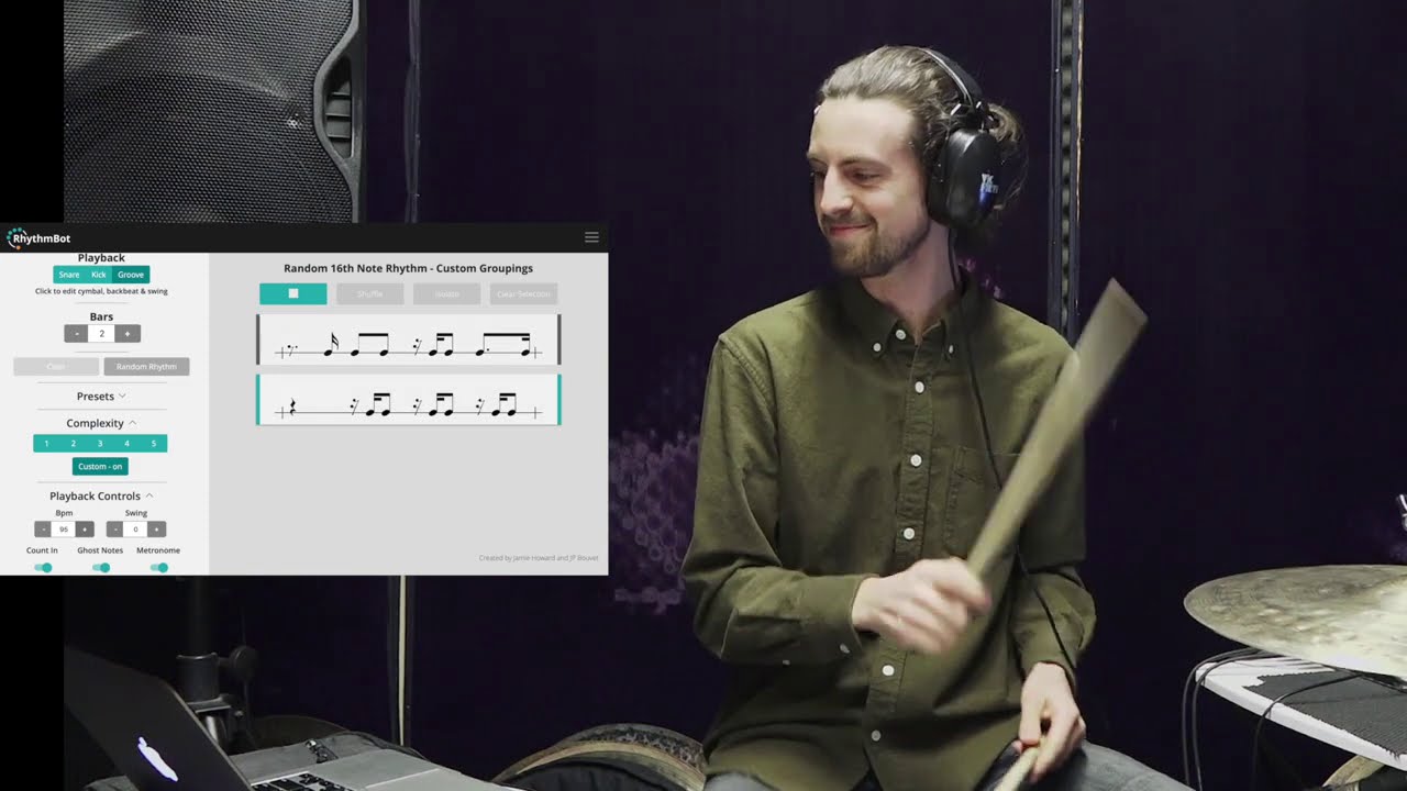RhythmBot - Demo (Ways to Use it in the Practice Room)