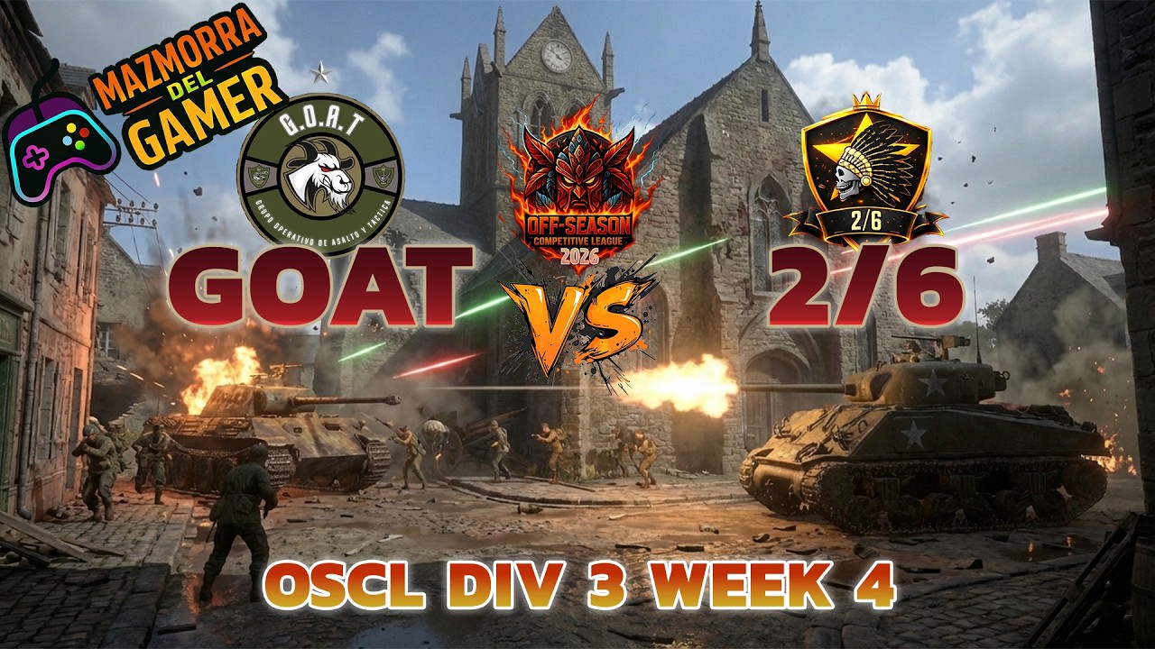 ¡Batalla por Sainte-Mère-Église! ⛪🔥 | GOAT VS 2/6 | Off Season 2026 Semana 4 - Div 3