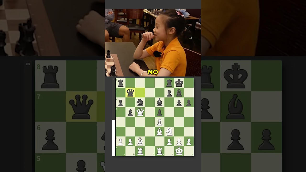 8-Year-Old Girl TRICKS Chess Master
