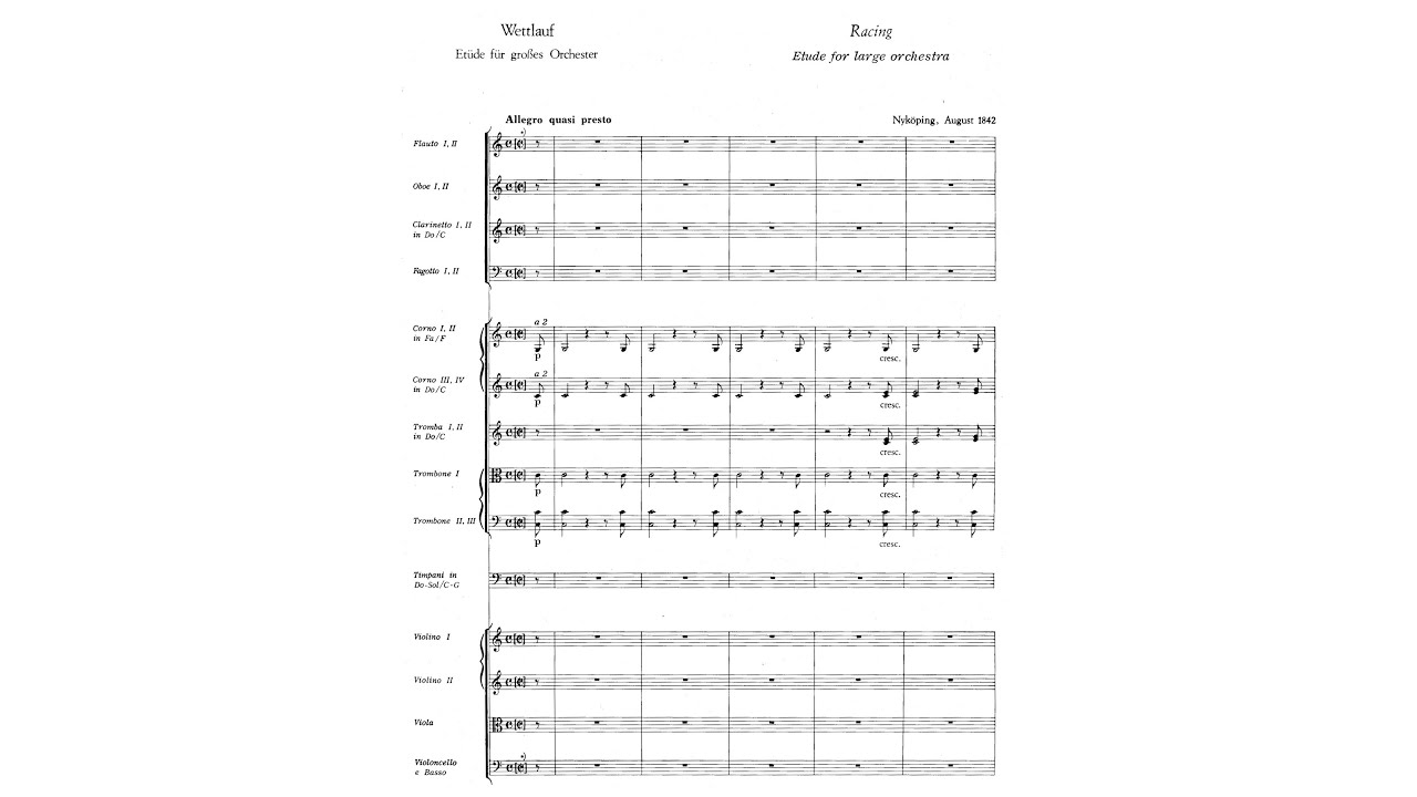 Franz Berwald &ndash; Wettlauf