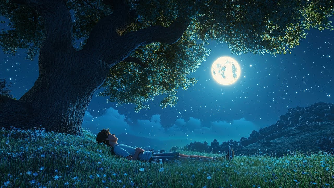 10시간 수면음악「풀밭에 누워서」🎵 불면증음악, 잠오는음악, 스트레스해소음악 (Long Way)