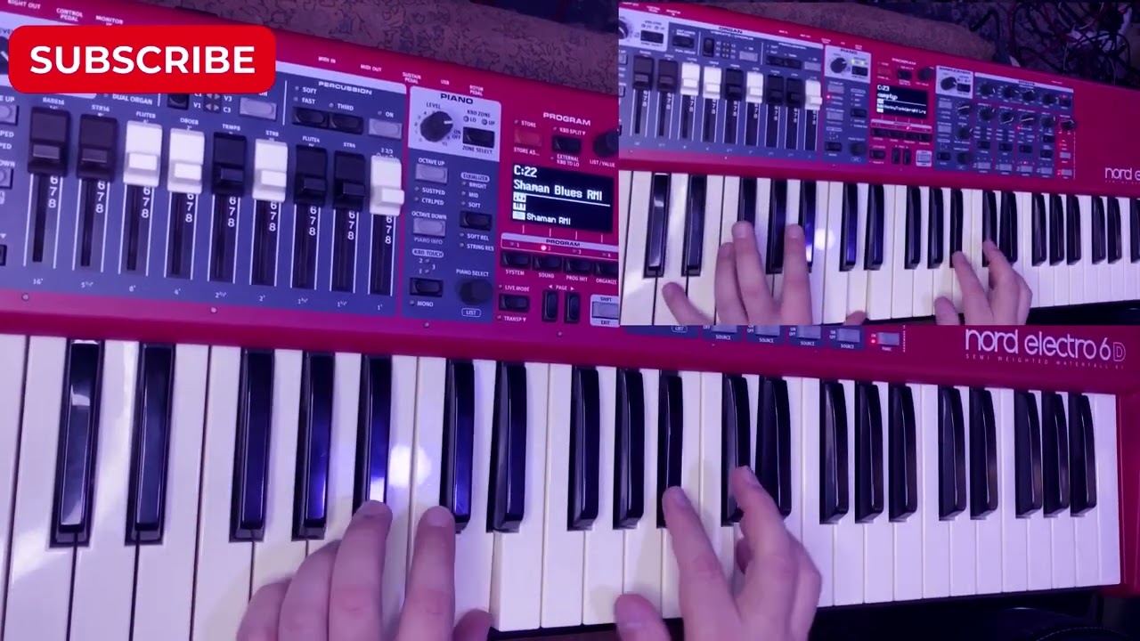 Shaman blues the doors  keyboards parts #thedoors  #thedoorscover  #nord #tributeband #shamanblues