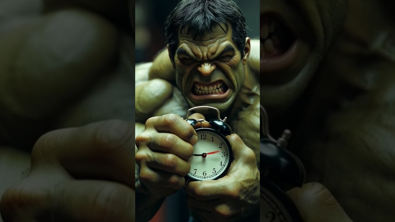 Hulk’s Anger Breaks Time ⏰💥 | AI Cinematic Superhero 