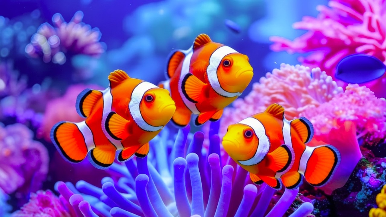 The Best 4K Aquarium - Dive Into The Mesmerizing Underwater Realm, Sea Jellyfish, Coral Reefs. #76