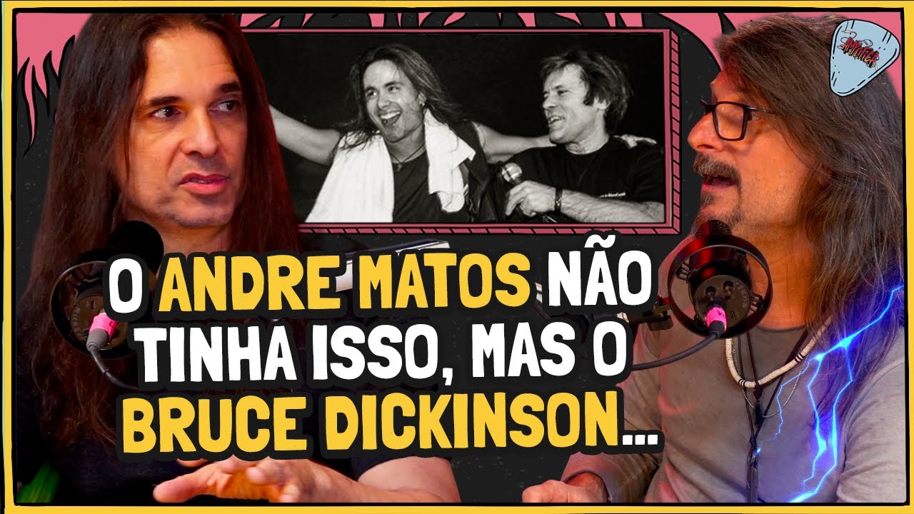 BASTIDORES do ANGRA com BRUCE DICKINSON