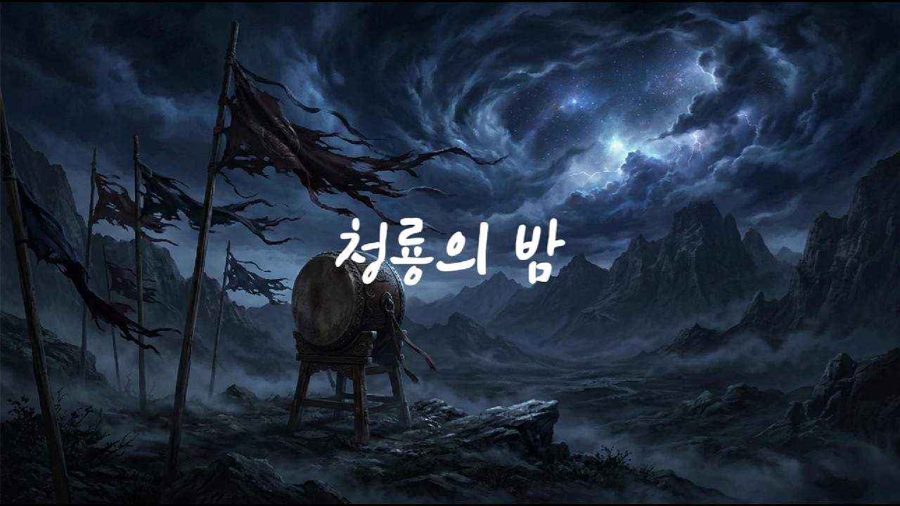 청룡의 밤 (Night of the Azure Dragon) | Epic Korean Fantasy OST with AI