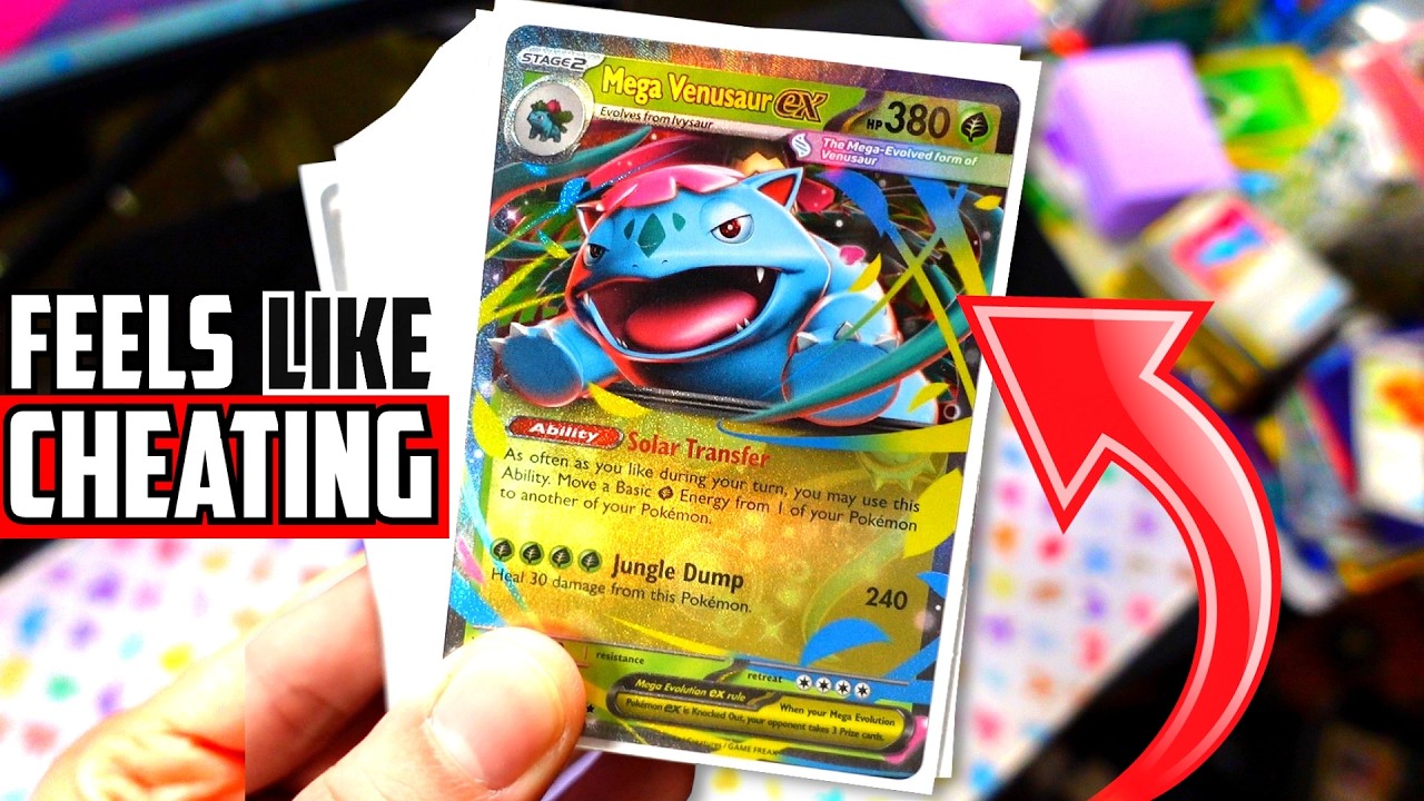 Почему колода MEGA Venusaur ex кажется имбалансной! (Обзор колоды Pokemon TCG)