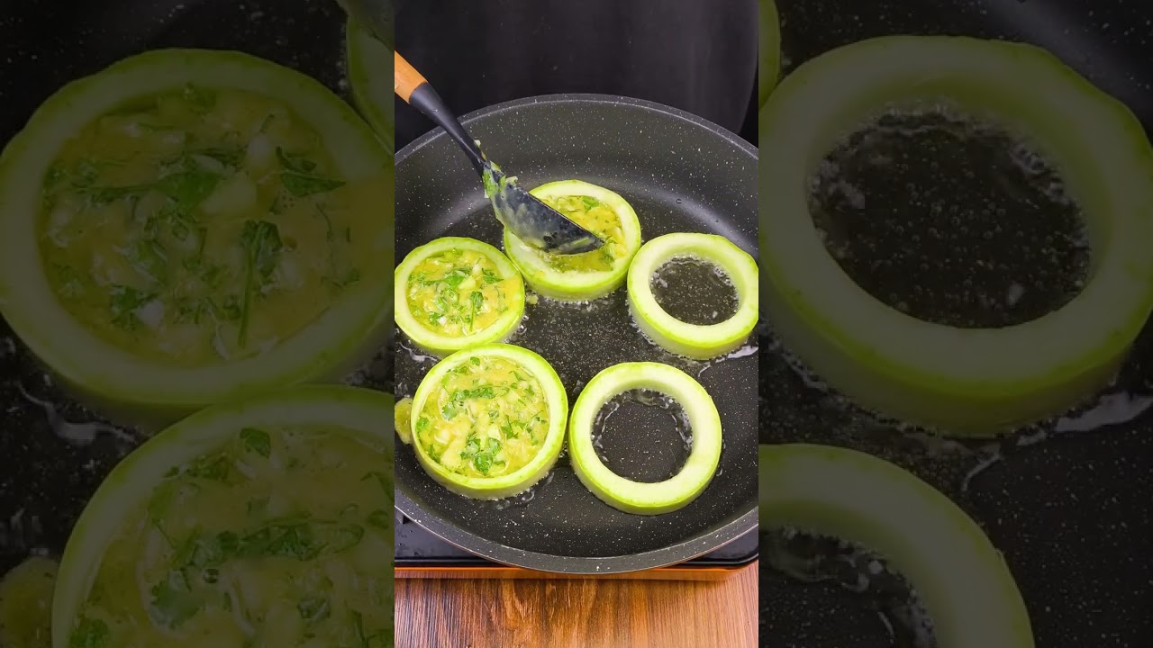 This Cheesy Zucchini Recipe Is Going Viral 😍 | Quick & Easy #shorts