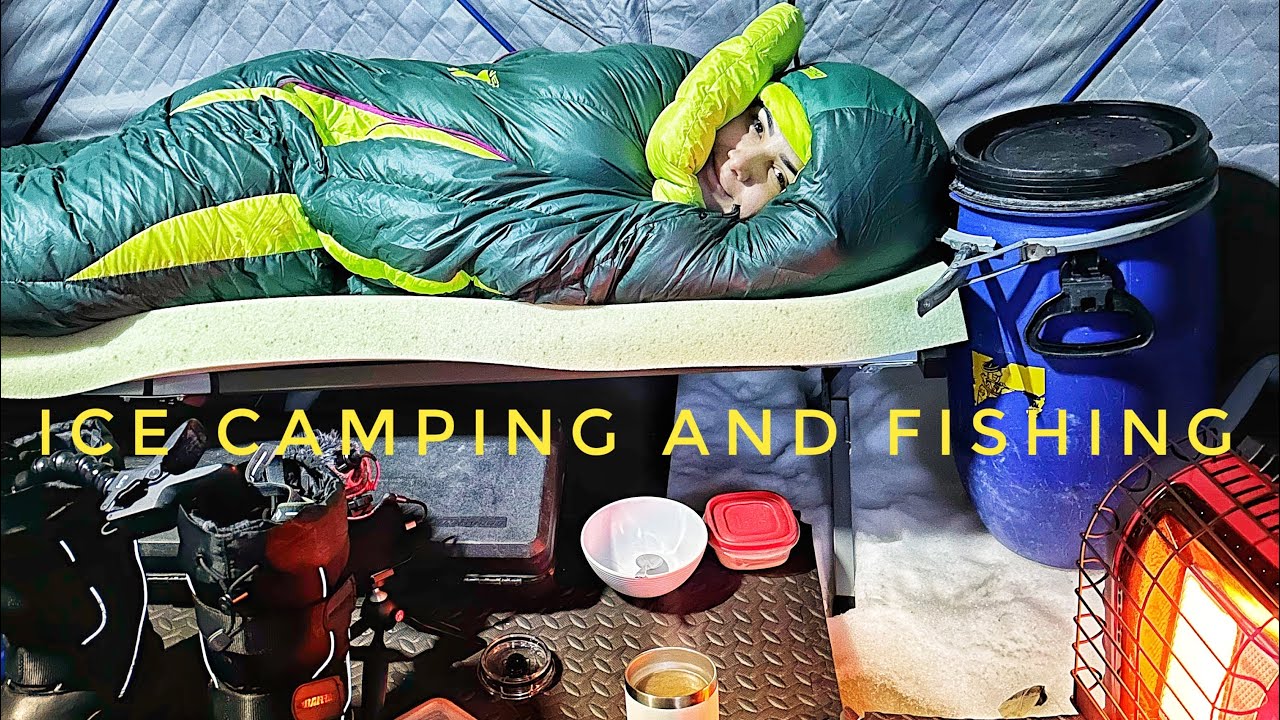 Ice Camping and Fishing in Ontario