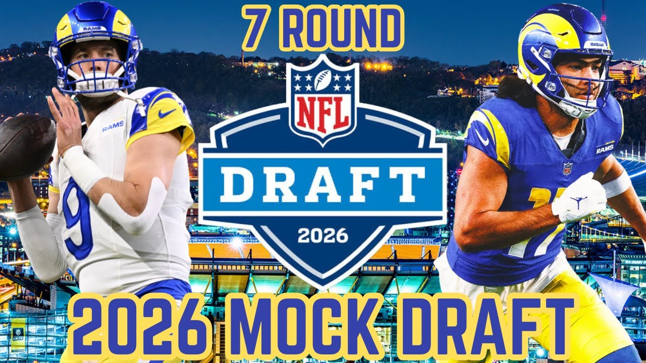 Los Angeles Rams 2026 7-Round Mock Draft | SUPERSTAR Wide Receiver!