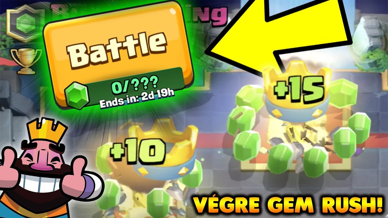 VÉGRE GEM RUSH!!!😍 | Clash Royale A Kezdetektől! #5