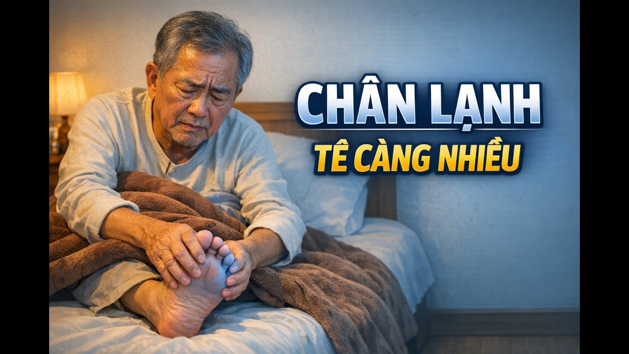 VÌ SAO CÀNG LỚN TUỔI, BAN ĐÊM CHÂN TAY CÀNG HAY TÊ?