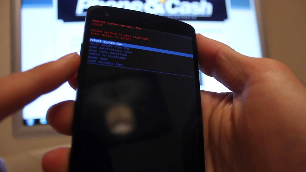Google Nexus 5 - Resetear | Reestablecer | Hard Reset | Recovery Mode - Phone&Cash