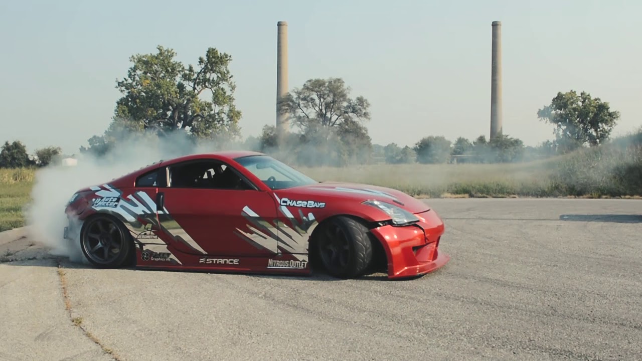 Insane 350z street drift