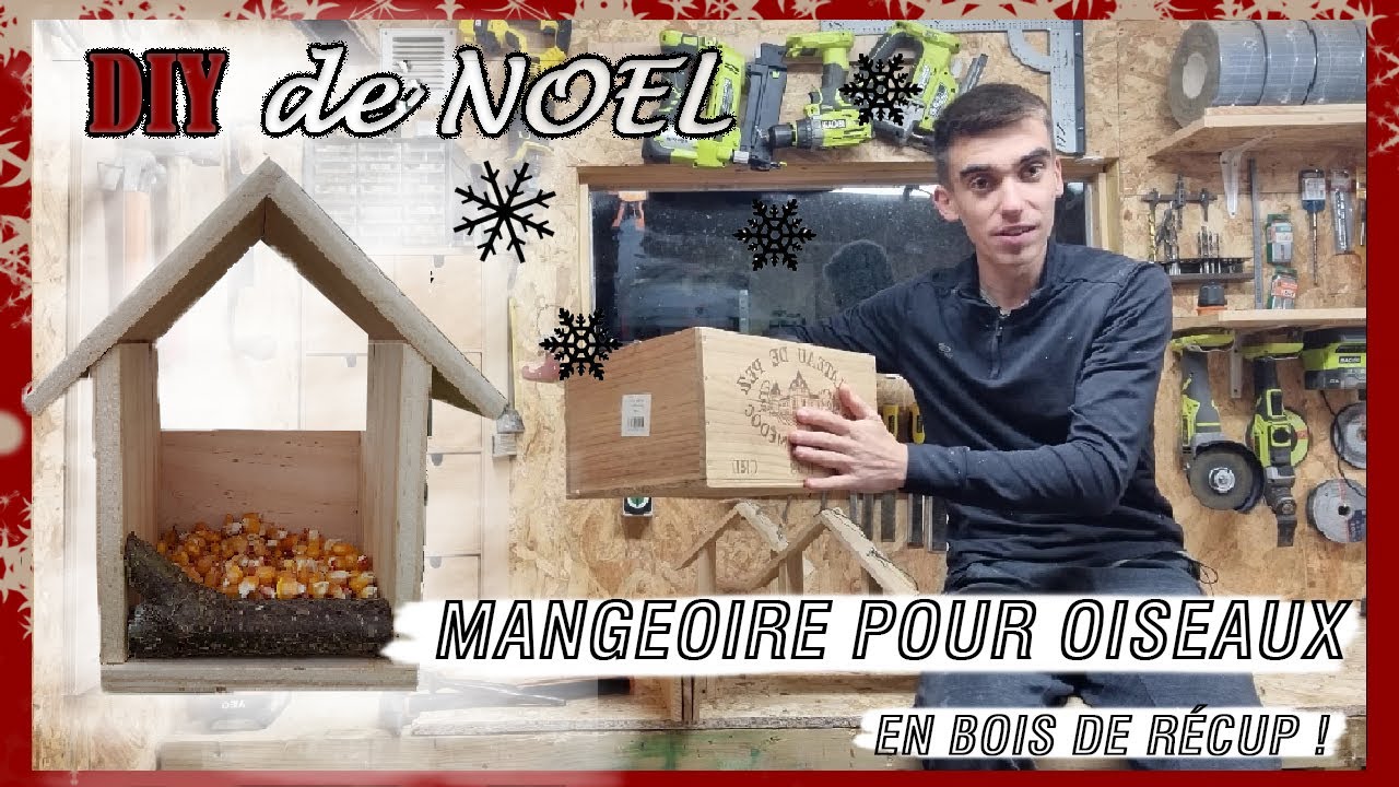 Mangeoire à oiseaux facile à faire soi-même