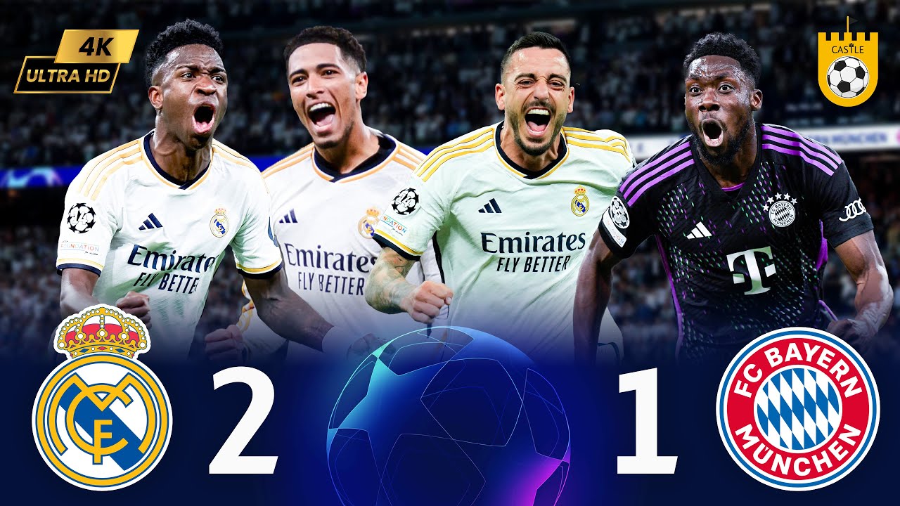 Хоселу совершает чудо 😱💥 и возвращает Мадрид в игру 💀🔥 -- (Реал Мадрид 2 - 1 Бавария Мюнхен) -- 4K