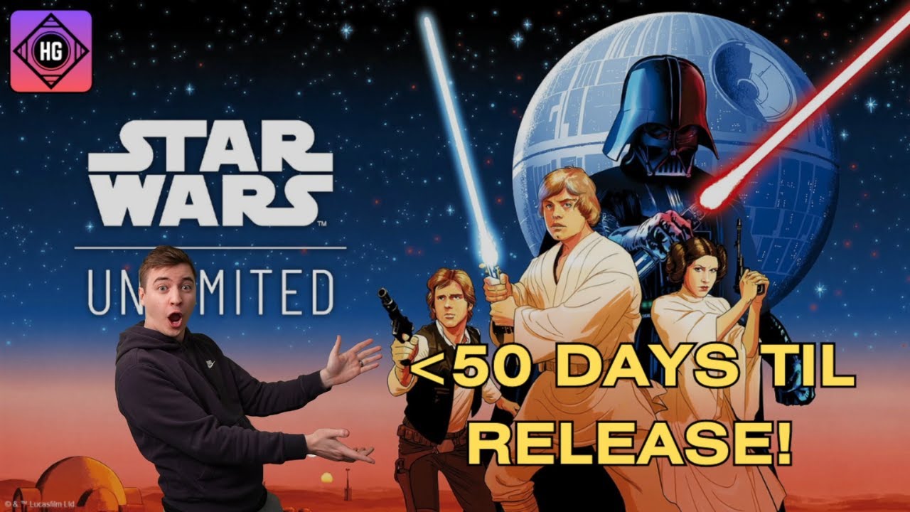UNDER 50 DAYS TIL STAR WARS: UNLIMITED RELEASE! Are you excited??