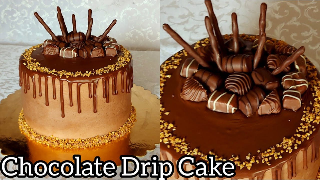 Easy Chocolate drip cake tutorial (රස පහසු චොක්ලට් ඩ්‍රිප් කේක් එකක් සරලවම පැහැදිලි ඇතුව ඔයාලට)