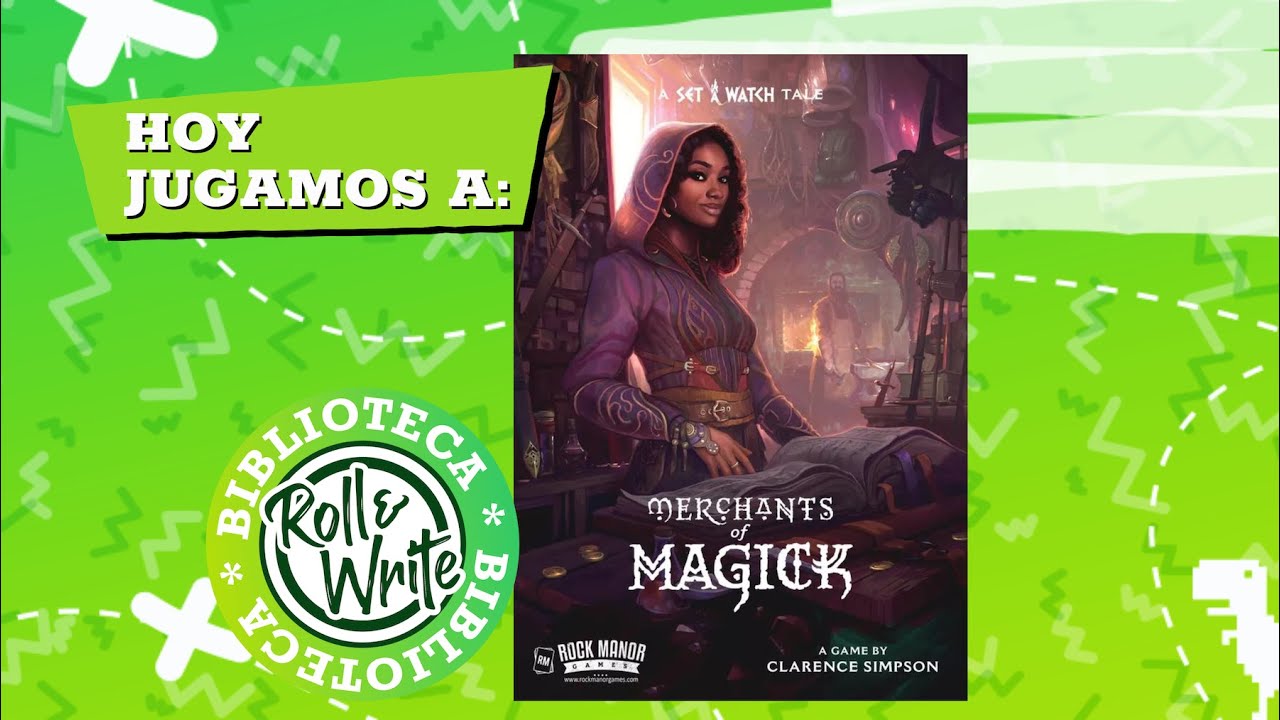 Hoy Jugamos a Merchants of Magick en castellano (Juego de Mesa Roll & Write) Partida