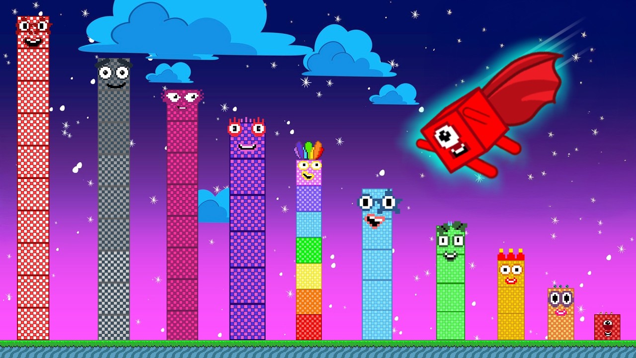 Numberblock 1 to the Rescue as Super Mario Needs Help!