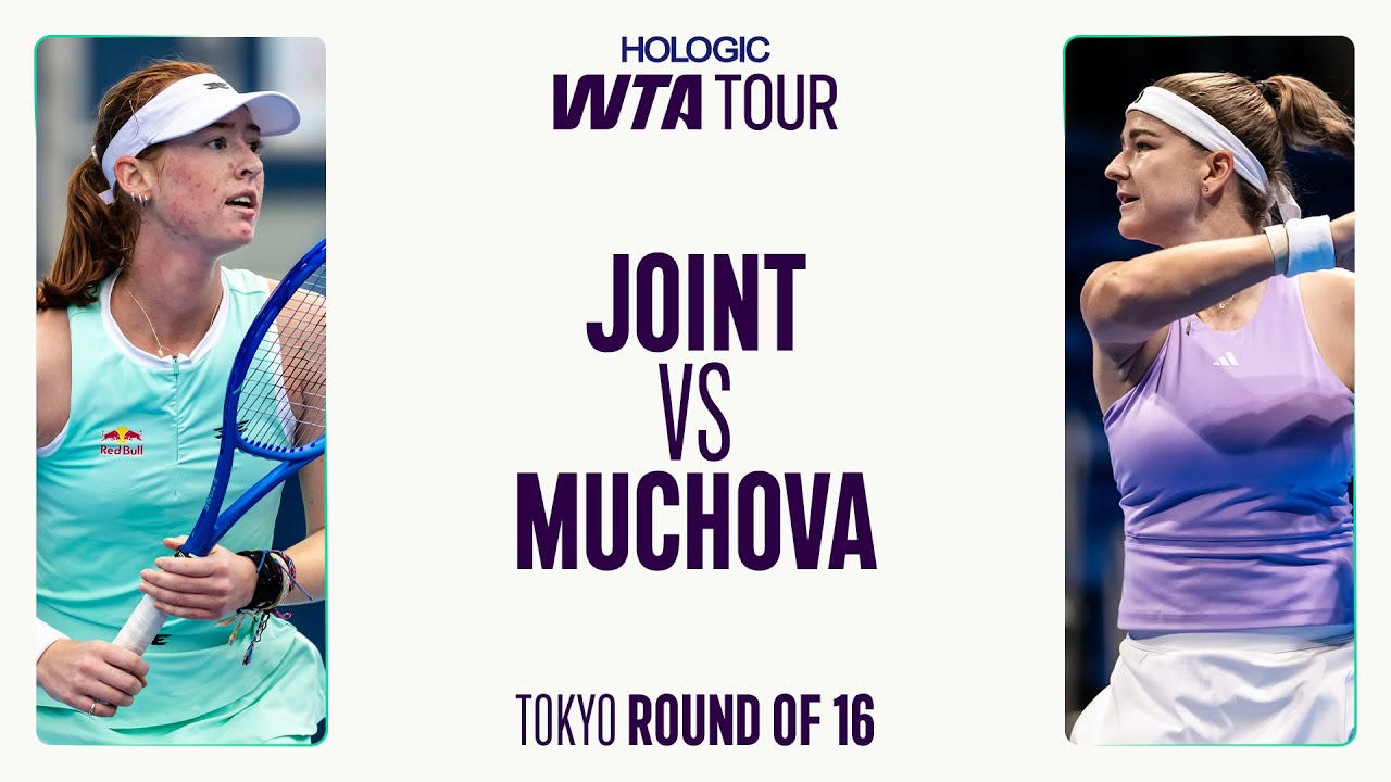 Maya Joint vs. Karolina Muchova | 2025 Tokyo Round of 16 | WTA Match Highlights