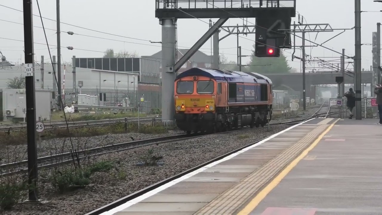 A miserable, cold, wet few hours at Peterborough station 15.4.25