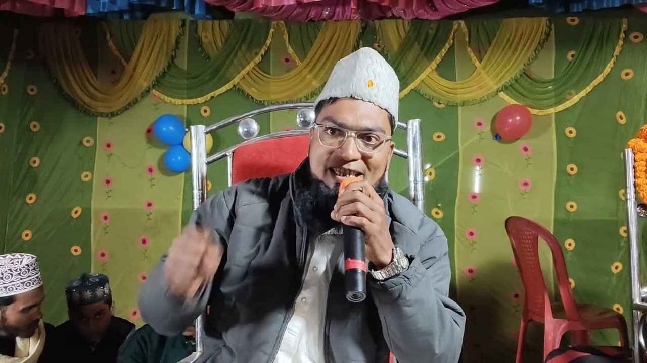 Hamare gaon ka jalsa bhagalpuri molana chaturvedi sahab 
