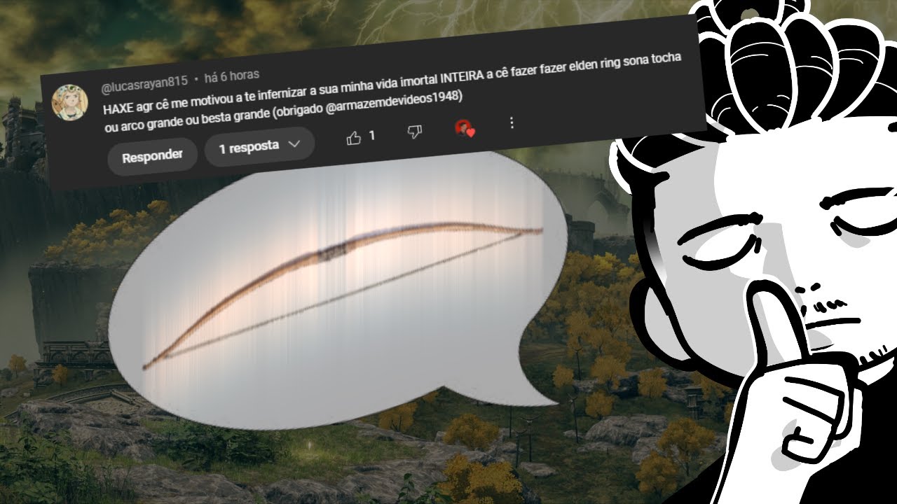 ELDEN RING só no arco.