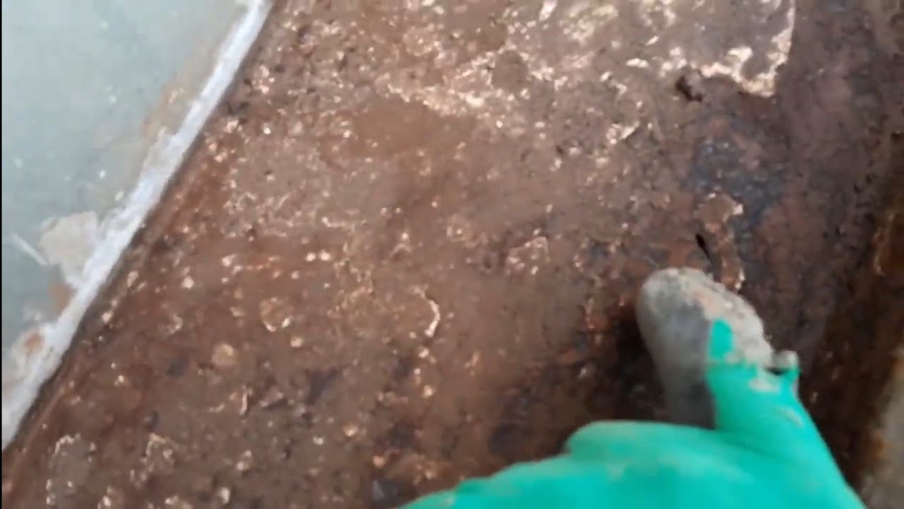 Como restaurar calhas toda enferrujada quase podre !