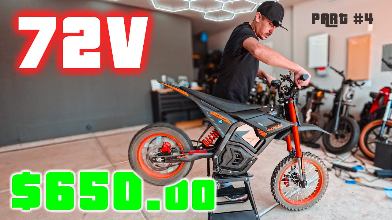 I Put a 72V Battery in My Alibaba Dirt Bike… Now It Does 50+mph! (Part 4)