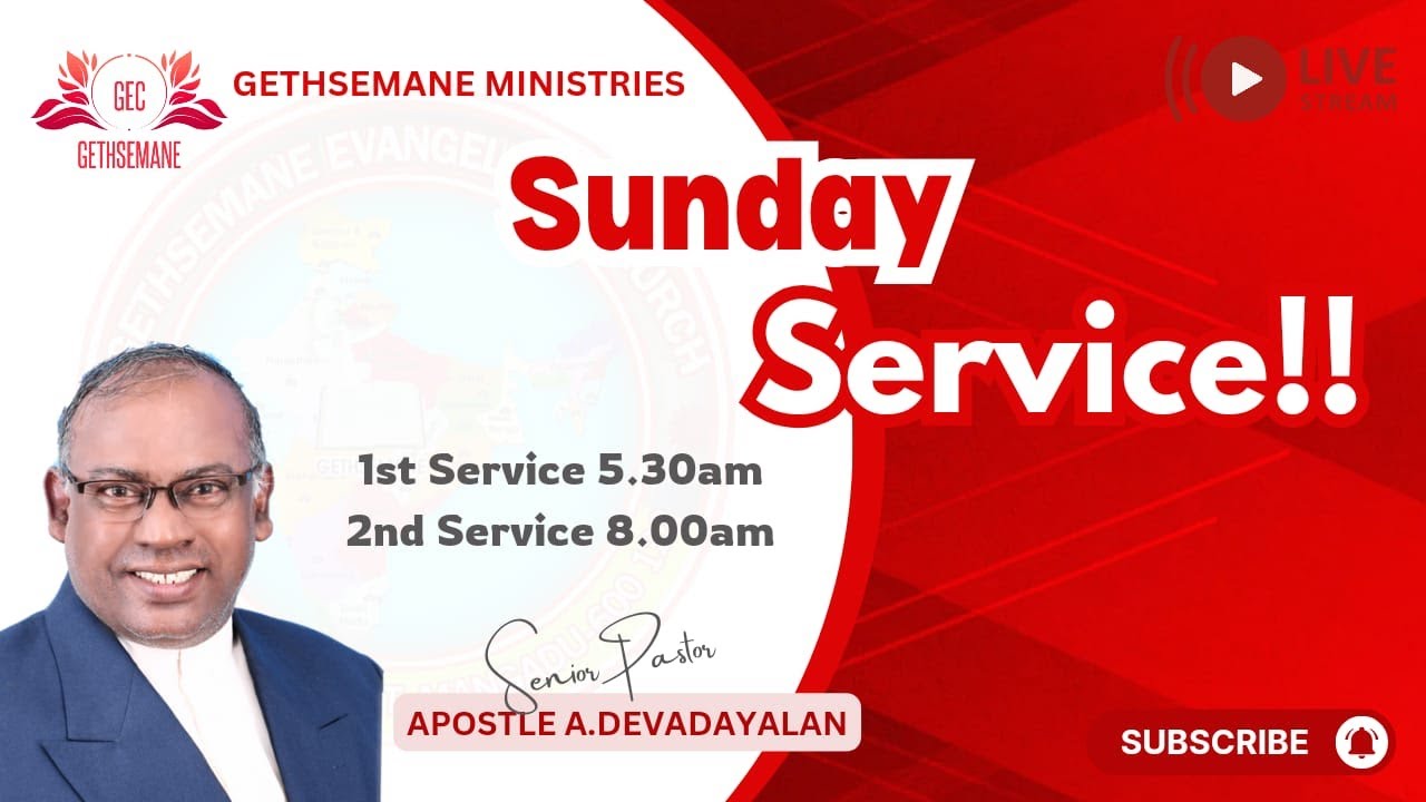 LIVE | SUNDAY 1st SERVICE | 08 MAR 2026