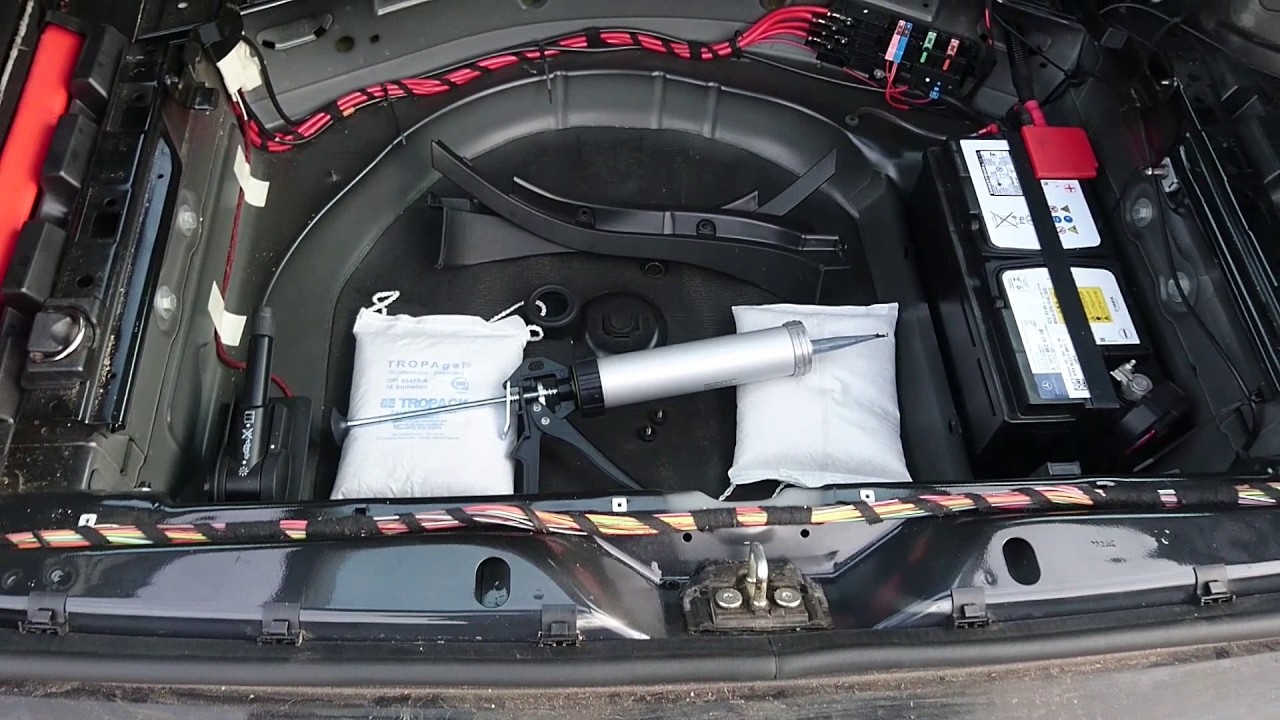 Mercedes E-Class W211 - Water entering trunk maybe all cars repair fix