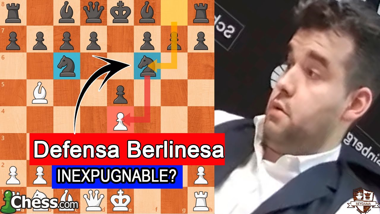 LA DEFENSA BERLINESA NO ES INVENCIBLE! Nepomniachtchi Vs Vidit