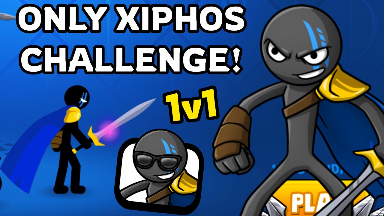 ONLY GENERAL XIPHOS CHALLENGE IN 1V1! Stick War: Saga