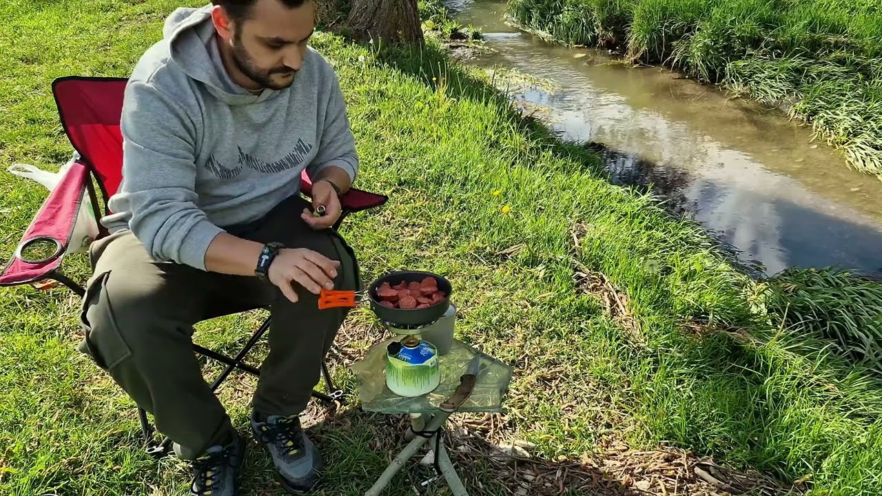 Riverside Camping! | ASMR Babbling Brook