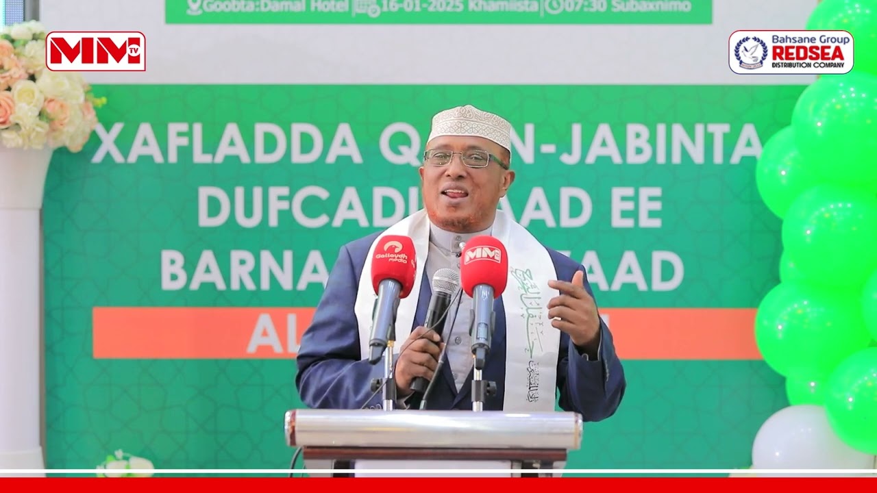 "Baraha Bulshada qolo waxay wadataa badeeco xun oo tii shaydaanka ah innaguna..."Sh. Dirir