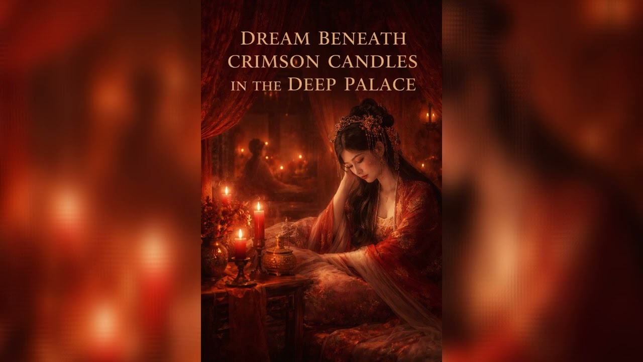 Dream Beneath Crimson Candles in the Deep Palace