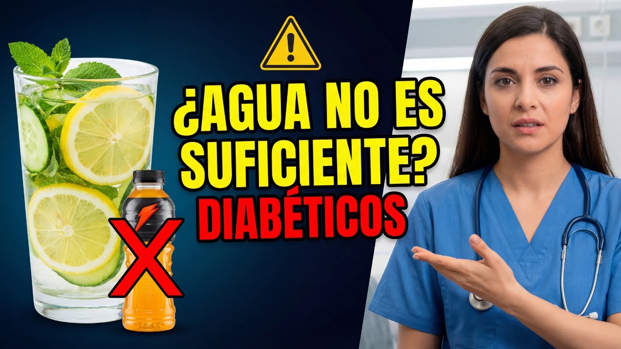 Por Qué Tomas Agua y Sigues Deshidratado (Diabéticos e Hipertensos NECESITAN Esto)