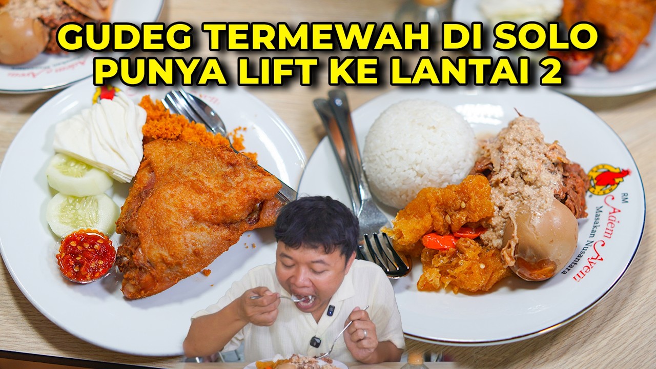 Gudeg Legend Langganan Sultan! Warung Gudeg Termewah, Punya Lift ke Lantai 2
