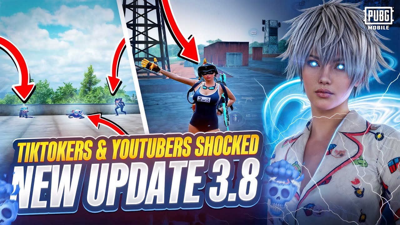 TIKTOKERS and YOUTUBERS Got Shocked💀 | New Update 3.8 | PUBG MOBILE