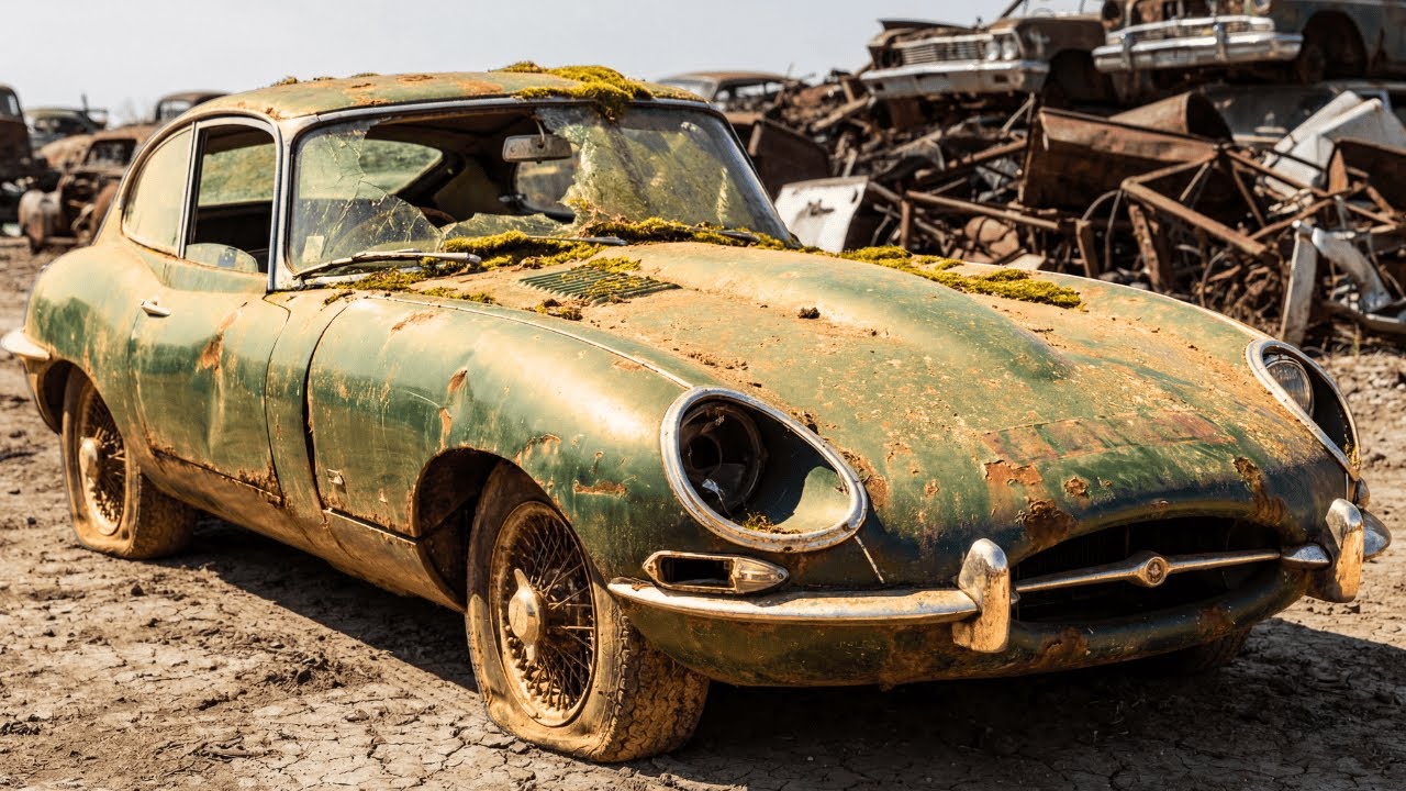 We Found a 1961 Jaguar E Type Series 1 for $1300... Then Restored it | ASMR Car Restoration