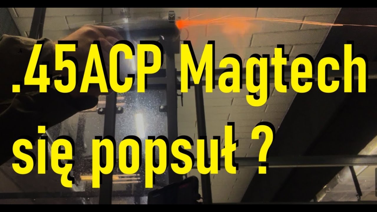 .45ACP Magtech 230 grain FMJ - coś klękło?