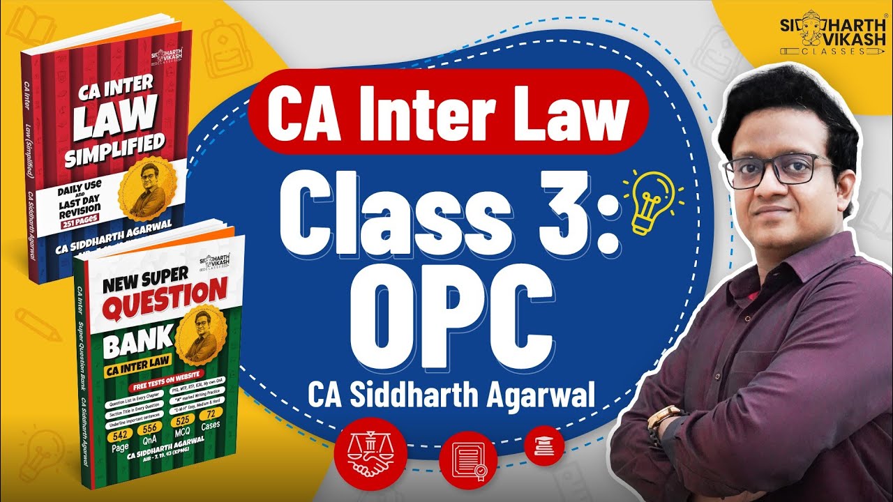 CA Inter Law 3 | Demo Class | Jan 2027 | CA Siddharth Agarwal