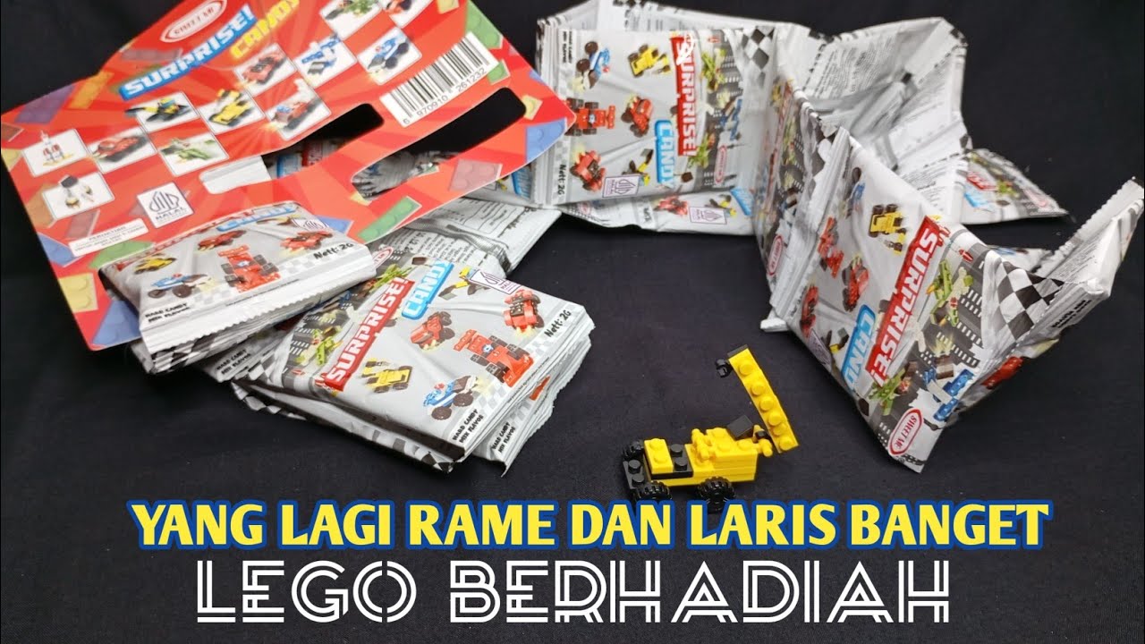 Borong Lego Surprise Candy || Unboxing || Langsung Coba Dirakit - Mang Sandi