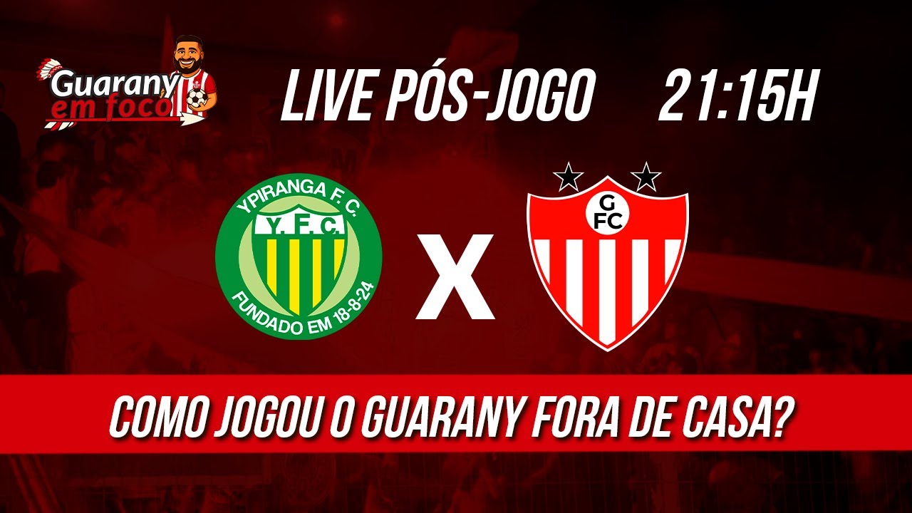 YPIRANGA X GUARANY | LIVE PÓS-JOGO | GAUCHÃO - 2ª RODADA