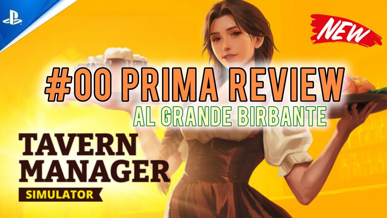 🍺 Tavern Manager Simulator 🧹 - Al Grande Birbante Review Iniziale - Ep.0 - PS5 Ita Gameplay