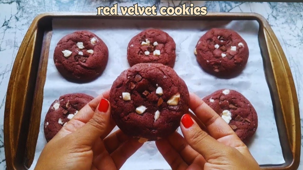 Soft & Chewy Red Velvet Cookies | Easy Bakery-Style Cookie Recipe