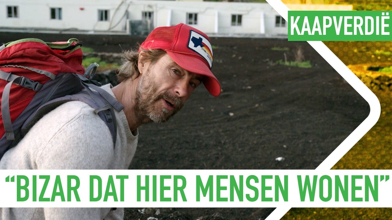 Chris bezoekt een dorp in de krater van een actieve vulkaan in Kaapverdië | 3 OP REIS