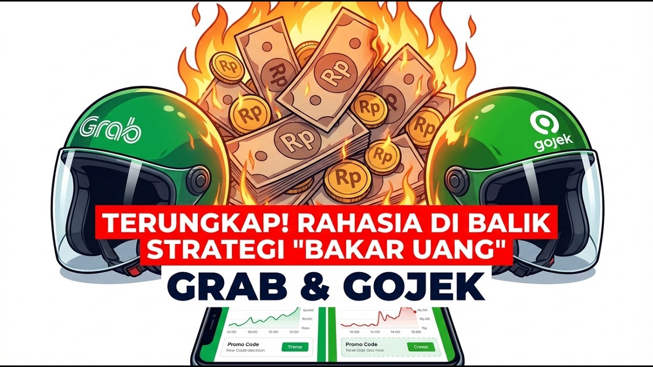 erungkap! Rahasia di Balik Strategi 'Bakar Uang' Grab & Gojek