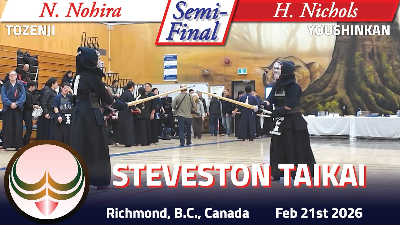 2026 Steveston Taikai: N. NOHIRA vs H. NICHOLS Ladies 2 Dan and up Division Semi-Final Match